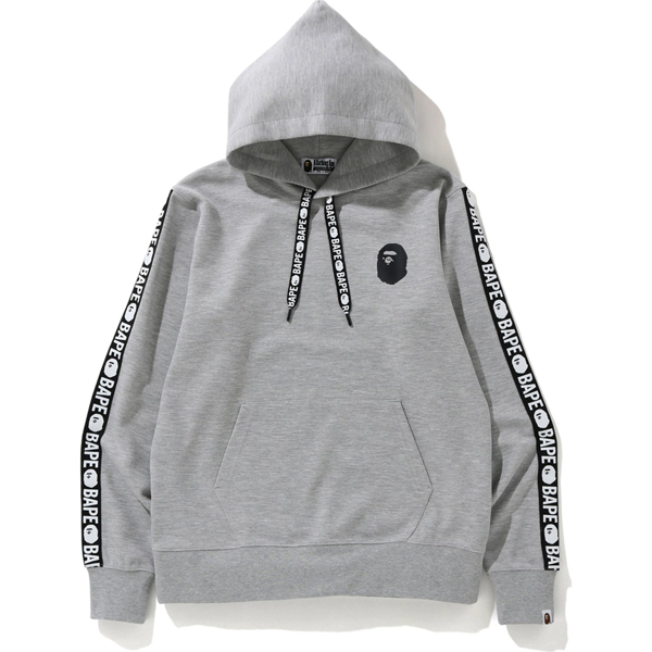 Pre-owned Bape Double Knit Wide Pullover Hoodie Grey | ModeSens
