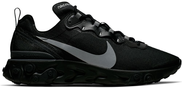 nike react element 55 black anthracite
