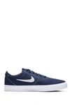 Nike Sb Charge Slr Sneaker In 402 Mnnavy/white