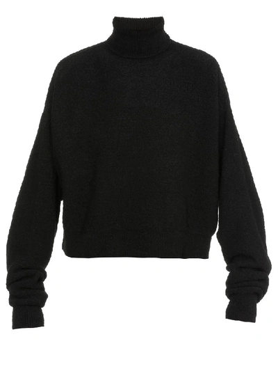 Andrea Ya'aqov Wool Sweater In Black