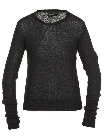 Andrea Ya'aqov Cashmere And Silk Sweater In Black