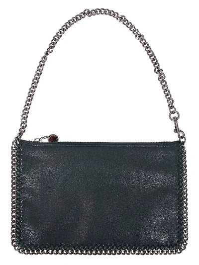 Stella Mccartney Chain Trim Pouch In Green