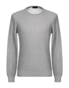 Roberto Collina Sweaters In Light Grey