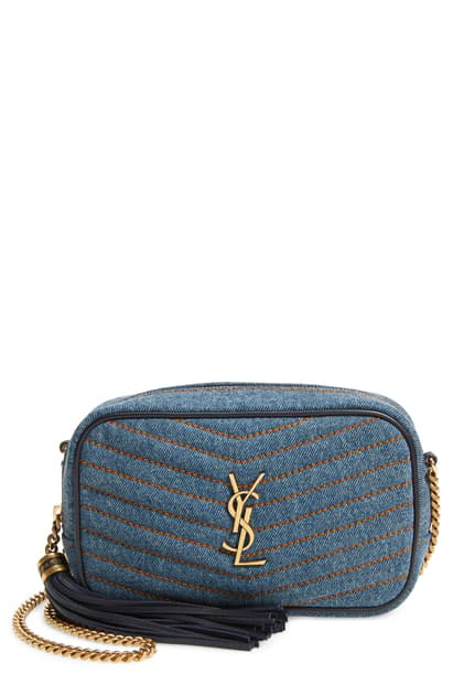 ysl denim bag