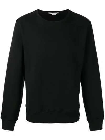 Stella Mccartney Crew-neck Cashmere Sweater In Black