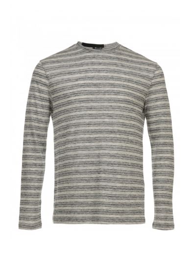 Alexander Wang Linen T-shirt In Grey | ModeSens