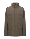 Museum Full-length Jacket In Military Green