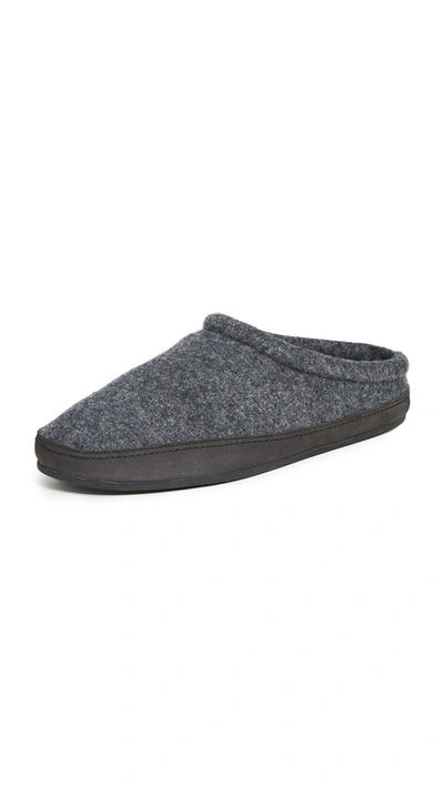 Vince Howell Genuine Shearling Lined Slipper In Black