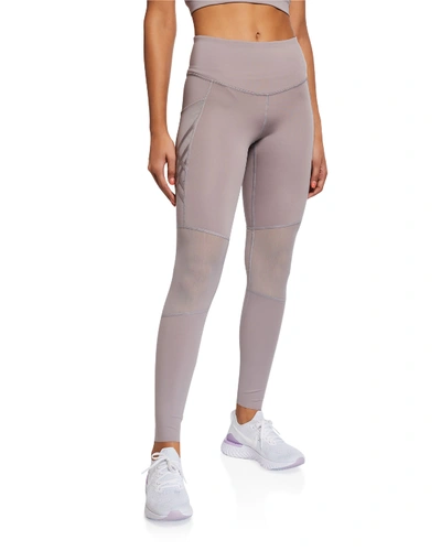 Under Armour X Misty Copeland High-rise Leggings W/ Pockets In Gray