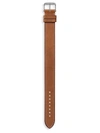 Tom Ford Classic Leather Watch Strap In Cognac