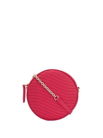 Furla Handbags Swing Mini Round Crossbody Bag In Strawberry Red