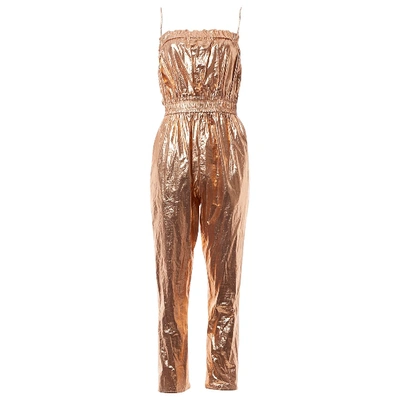 Pre-owned Isabel Marant Gold Cotton Jumpsuit