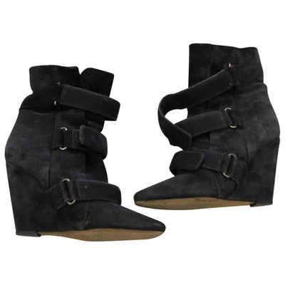 Pre-owned Isabel Marant Ankle Boots In Black