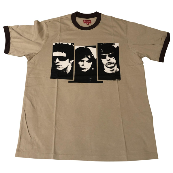 brown supreme t shirt