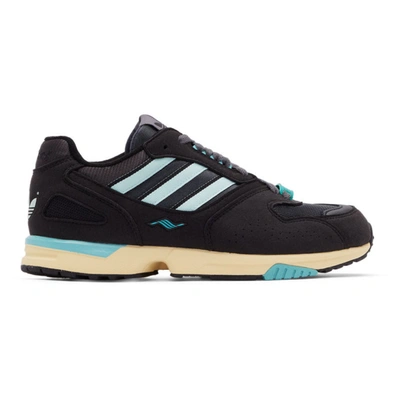 Adidas Originals Zx 4000 Suede And Mesh Trainers In Corblkicemn
