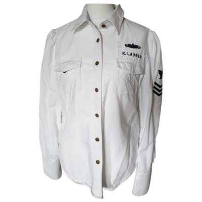 Pre-owned Polo Ralph Lauren White Cotton  Top