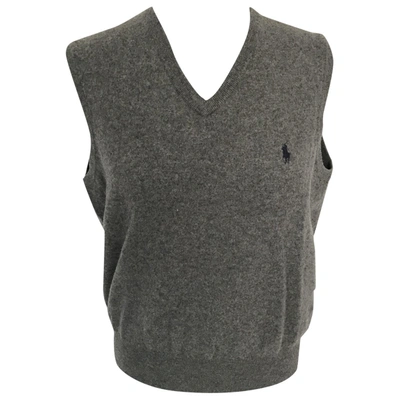 Pre-owned Polo Ralph Lauren Wool Knitwear & Sweatshirt In Grey