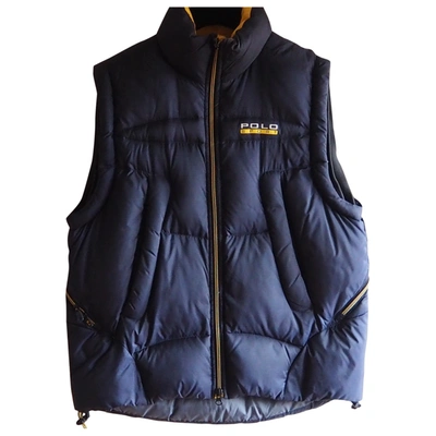 Pre-owned Polo Ralph Lauren Puffer In Blue