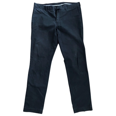 Pre-owned Polo Ralph Lauren Trousers In Black