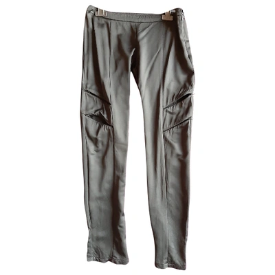 Pre-owned Patrizia Pepe Trousers In Black