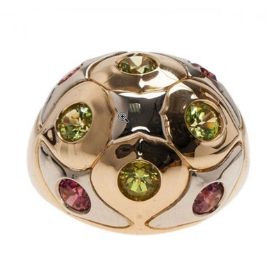 Pre-owned Bulgari Yellow Gold Ring In Multicolour