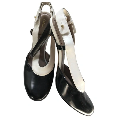 Pre-owned Chloé Black Leather Heels