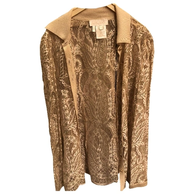 Pre-owned Escada Shirt In Gold