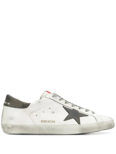 Golden Goose Super Star Low-top Leather Trainers In White