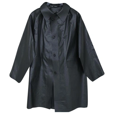 Pre-owned Kassl Editions Coat In Black