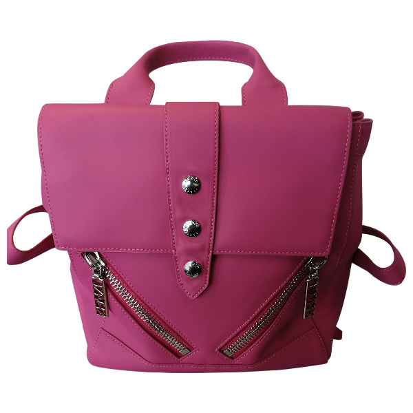 Preowned Kenzo Kalifornia Pink Leather Backpack ModeSens