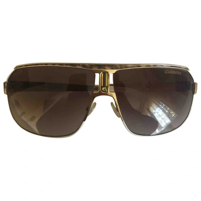 Pre-owned Carrera Gold Metal Sunglasses