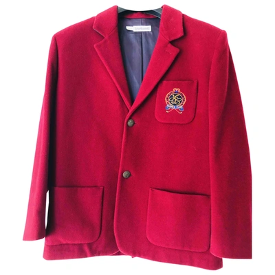Pre-owned Cacharel Wool Blazer In Red