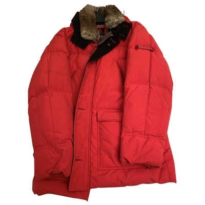 Pre-owned Peuterey Puffer In Red