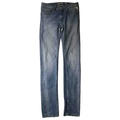 Pre-owned Replay Slim Jeans In Blue