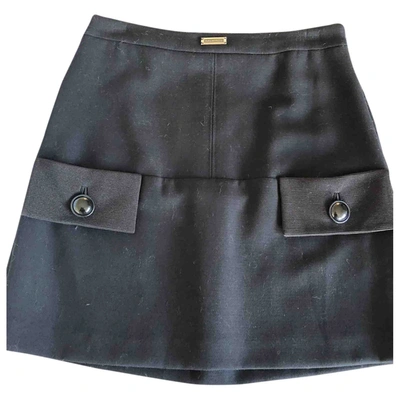 Pre-owned Pedro Del Hierro Mini Skirt In Black