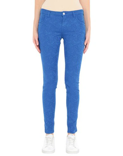 Re-hash Casual Pants In Bright Blue