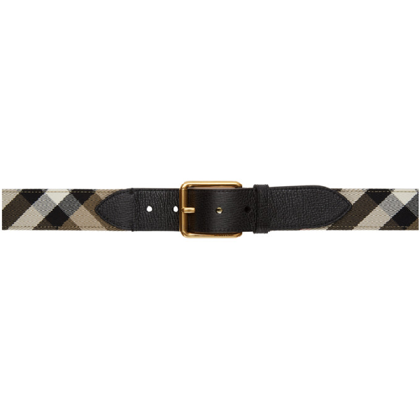 burberry house check belt