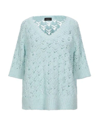 Roberto Collina Sweaters In Pastel Blue