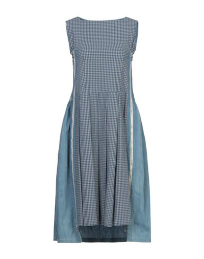 High By Claire Campbell Knee-length Dresses In Blue