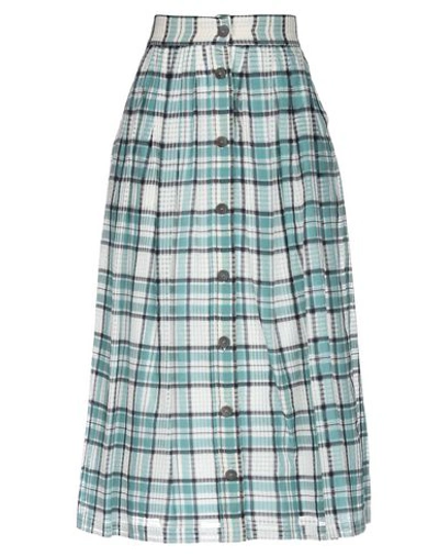 Roberto Collina Midi Skirts In Green