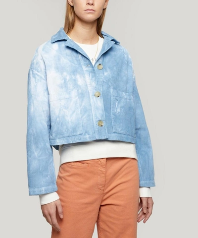 Paloma Wool Lu Square-fit Corduroy Jacket In Blue