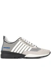 Dsquared2 251 Sneakers In Silver Tech/synthetic