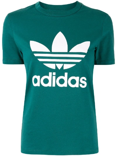 Adidas Originals Trefoil Logo T In Nobgrn