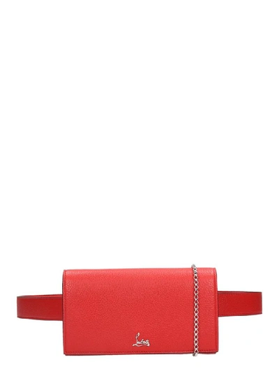 Christian Louboutin Budoir Waist Bag In Red Leather