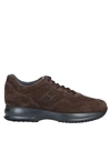 Hogan Sneakers In Dark Brown