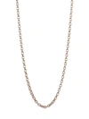 Tamara Comolli Women's 18k Rose Gold Belcher-link Long Chain Necklace/35"