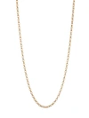 Tamara Comolli Women's 18k Rose Gold Belcher-link Chain Necklace/16"-20"