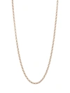 Tamara Comolli Women's 18k Rose Gold Belcher-link Chain Necklace/20"-23"