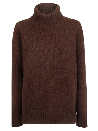 And-daughter Fintra Pullover In Dark Brown