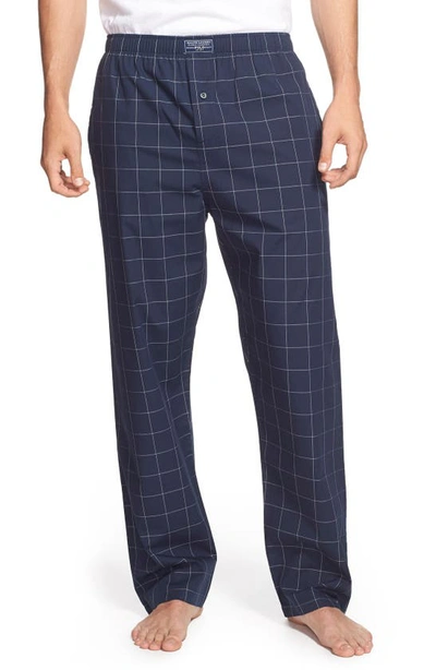 Polo Ralph Lauren Cotton Pajama Pants In Cruise Navy